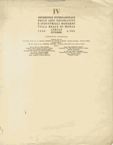 Image for Carta intestata con elenco della Commissione Finanziaria