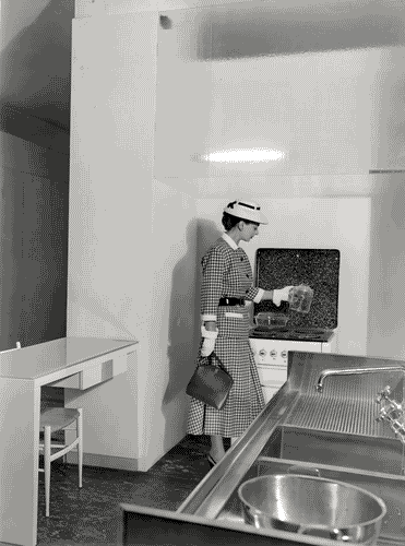 Image for IX Triennale - Abitazione - Alloggio n. 5: elementi di appartamento - Cucina per un appartamento per due persone - Alberto Rosselli