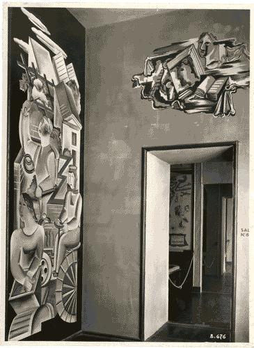 Image for IV Triennale - Galleria dei decoratori - Sala della civiltà meccanica