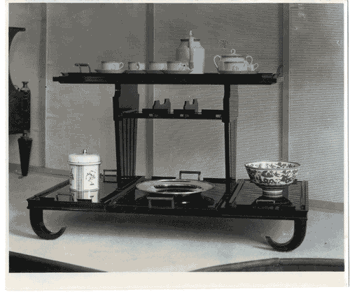 Image for III Biennale - Sala de Il Labirinto, particolari di arredamento - Tavolino di Emilio Lancia