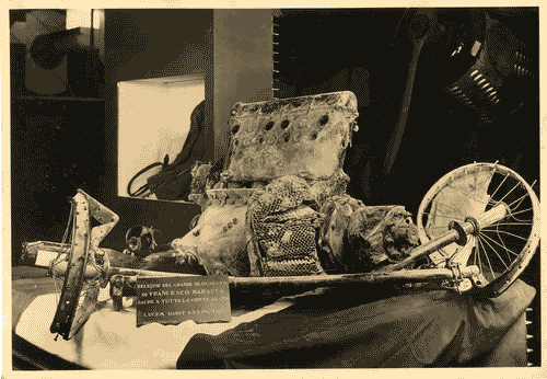 Image for Sala dell'aviazione nella grande guerra - Mario Sironi - Resti dell'apparecchio di Baracca