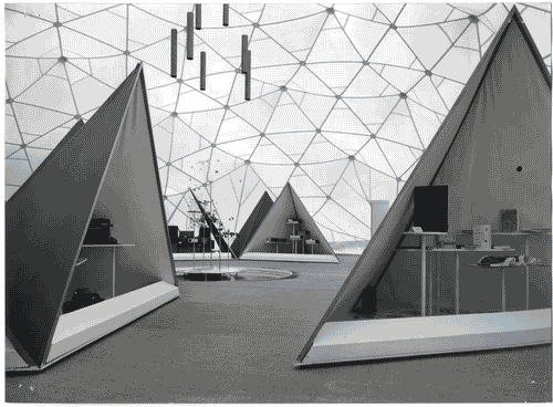 Image for XI Triennale - Parco Sempione - Stati Uniti d'America - Cupola geodetica di Füller - Paul McCobb