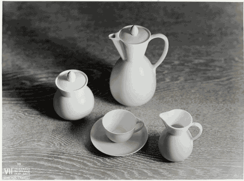 Image for VII Triennale - Mostra della ceramica - Servizio da caffè di Guido Andlovitz