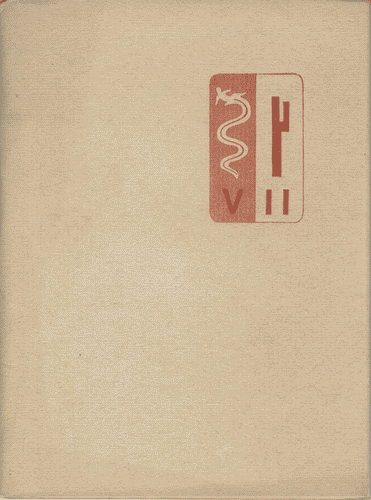 Image for Opuscolo "La mostra grafica alla Triennale", sovracopertina con logo di Enrico Ciuti, s.n.p.