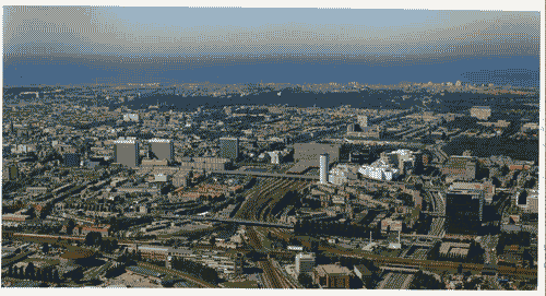 Image for XVII Triennale - Le città del mondo e il futuro delle metropoli - Partecipazioni internazionali - Sezione Olanda - Veduta aerea del centro di L'Aia