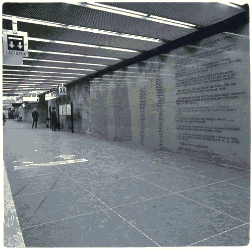 Image for XVII Triennale - Le città del mondo e il futuro delle metropoli - Partecipazioni internazionali - Sezione Svezia - Stoccolma - Stazione Bergshamra della Metropolitana di Stoccolma