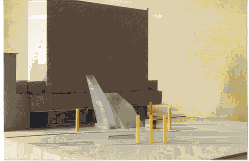 Image for XIX Triennale - Mostra introduttiva esterna - La Triennale nella città - "I codici della città, da piazza Cadorna al Palazzo dell'Arte" di Stefano Boeri e Cino Zucchi - Modello delle pensiline antistante le Ferrovie Nord