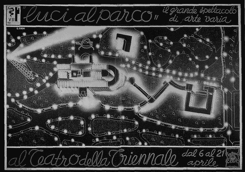 Image for Luci al parco Sempione: assonometria del Palazzo dell'Arte