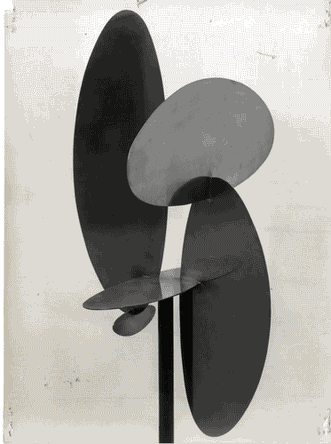 Image for X Triennale - Mostra internazionale delle scuole d'arte - Scultura in ferro verniciato "Forma spaziale" - Nino Di Salvatore - Centro studi d'arte e produzione industriale di Novara