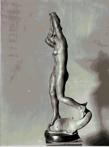 Image for II Biennale - Sezione romana - Sala del mare di Alessandro Limongelli - Scultura in bronzo di Ercole Drei