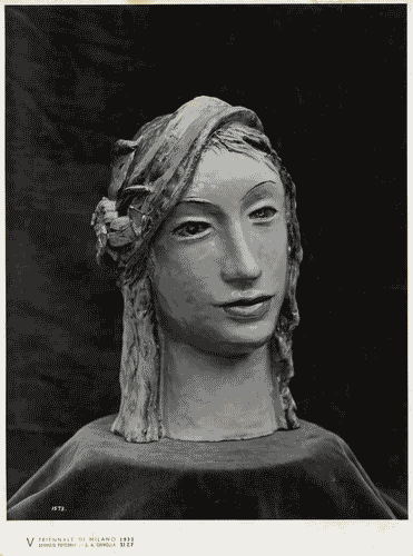 Image for V Triennale - Arti decorative e industriali - Ceramiche - Testa modellata di Emanuele Rambaldi