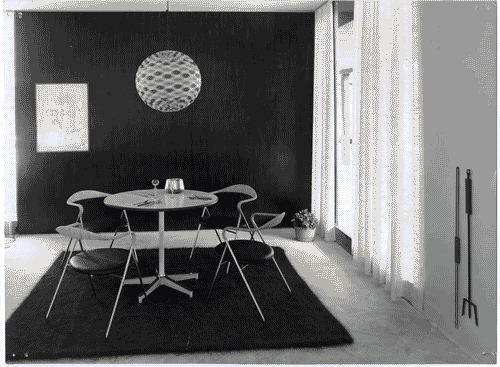 Image for Zona pranzo dell'alloggio internazionale della Mostra internazionale dell'abitazione