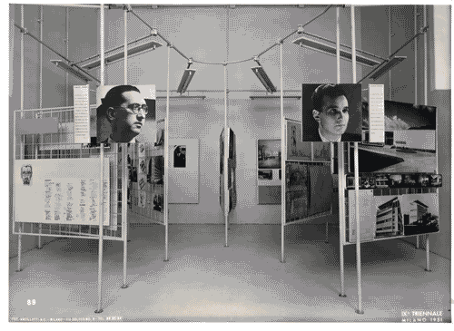 Image for IX Triennale - Mostre temporanee - Mostra commemorativa in memoria di Persico, Giolli, Pagano e Terragni - Pietro Lingeri - Giovanna Pericoli - Mario Radice