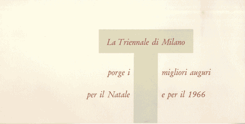 Image for Biglietto di auguri per il Natale e per il 1966