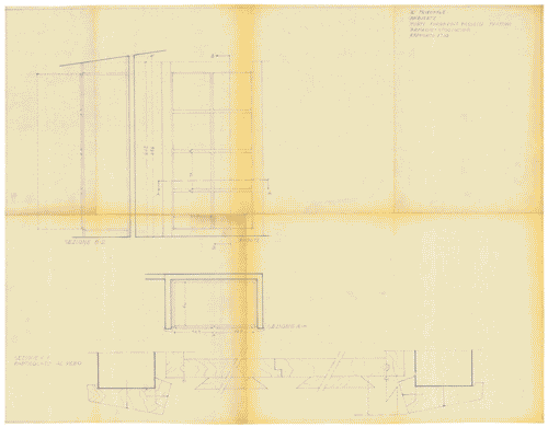 Image for Mostra di ambienti. Abitazione uniambientale.Progetto di mobili per arredo: armadio-spogliatoio