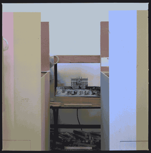 Image for XVII Triennale - Le città del mondo e il futuro delle metropoli - Lavori di allestimento - Sezione Italia