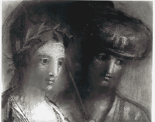 Image for VII Triennale - Palazzo dell'Arte - Scalone e vestibolo superiore - Bozzetto per mosaico di Aldo Salvadori