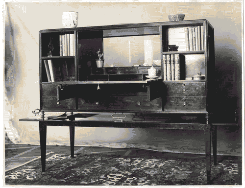 Image for III Biennale - Sala de Il Labirinto, particolari di arredamento - Scrittoio di Tomaso Buzzi