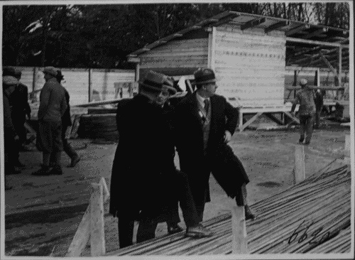 Image for Sopralluogo ai lavori di costruzione del Palazzo dell'Arte - Giulio Barella