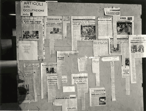 Image for XIV Triennale - Occupazione della Triennale - Palazzo dell'Arte - Ingresso