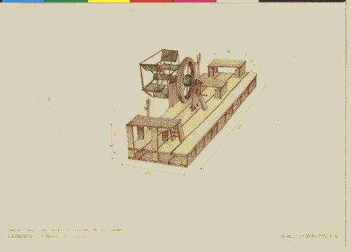 Image for Il luogo del lavoro - La cultura come lavoro - Il teatro, di nuovo, come "fabbrica" - Bozzetto di Margherita Palli per macchine usate nello spettaclo "Due Commedie in Commedia"