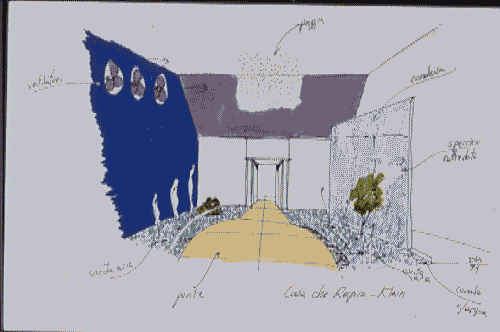 Image for XVIII Triennale - Mostre tematiche - Natural-Mente - La casa che respira -Schizzo dell'allestimento