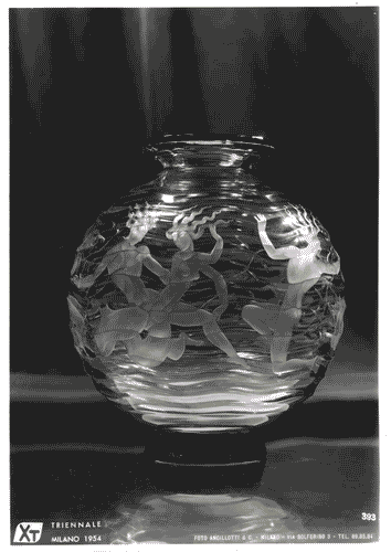 Image for X Triennale - Salone d'onore. I trent'anni della Triennale 1924-54 - Vaso di cristallo di Wike Lindstrand