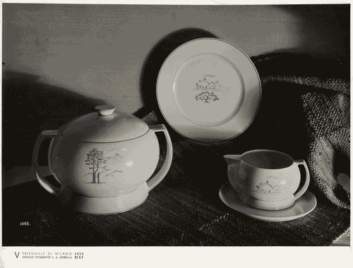 Image for V Triennale - Arti decorative e industriali - Ceramiche - Servizio da tavola di Guido Andlovitz