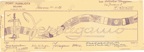 Image for Bozzetto per pubblicità "Ferragamo"