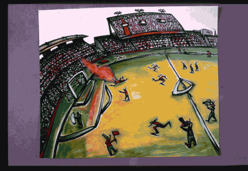 Image for Dipinto "Pasión de moltitudes" di Enrique Burone Risso