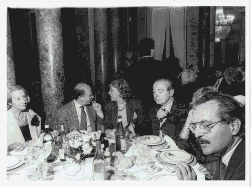 Image for XVII Triennale - Le città del mondo e il futuro delle metropoli - Cena per l'inaugurazione - Eugenio Peggio - Mario Bellini