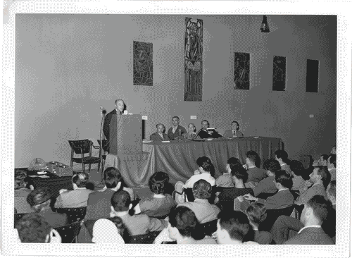 Image for IX Triennale - Convegno De Divina Proportione - Partecipazione di Ernesto Nathan Rogers