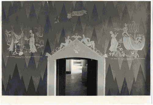 Image for III Biennale - Sala della Società anonima M. Jesurum - Decorazione di Giulio Rosso