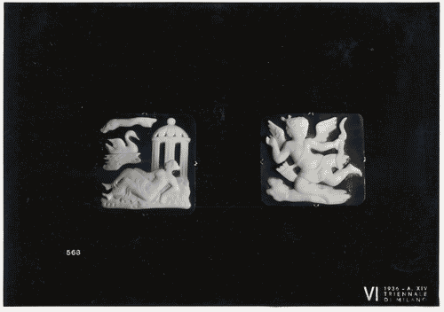 Image for VI Triennale - Sezione dell'E.N.A.P.I. - Cammei, coralli, avorio, tartaruga, madreperla - Cammei di sardonica