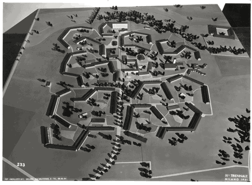 Image for IX Triennale - Urbanistica - Studio per la sistemazione urbanistica di Falchera (Torino) - Modello in scala