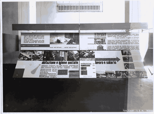 Image for VIII Triennale - Mostra dell'abitazione - Terza parte. Problemi - Pannello Abitazione e igiene sociale - Pannello Abitazione, lavoro e salario