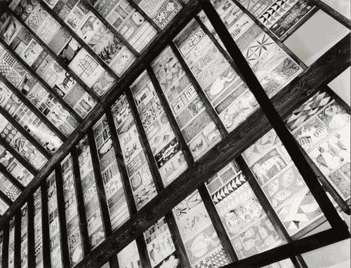 Image for X Triennale - Mostra delle scuole d'arte - Soffitto a mattonelle maiolicate - Scuola per la ceramica di Castelli