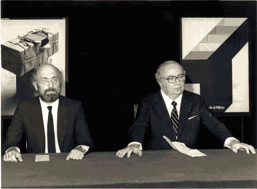Image for XVI Triennale - Secondo ciclo - Cerimoniale - Inaugurazione - Giovanni Spadolini - Giampaolo Fabris