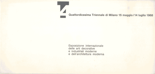 Image for Invito all'inaugurazione della XIV Triennale