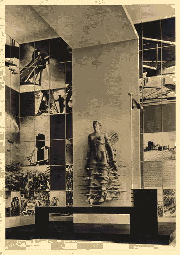 Image for Salone della crociera e del decennale - Giuseppe Pagano - Scultura "La vittoria dell'aria" di Arturo Martini