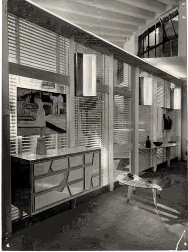 Image for X Triennale - Mostra di ambienti - Abitazione uniambientale - Soggiorno - Gio Ponti - Gian Franco Frattini - Alberto Rosselli - Antonio Fornaroli