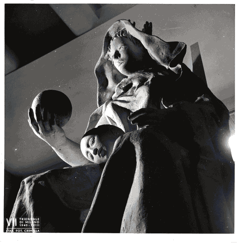 Image for Particolare di una delle statue che rappresentano le arti plastiche nel vestibolo