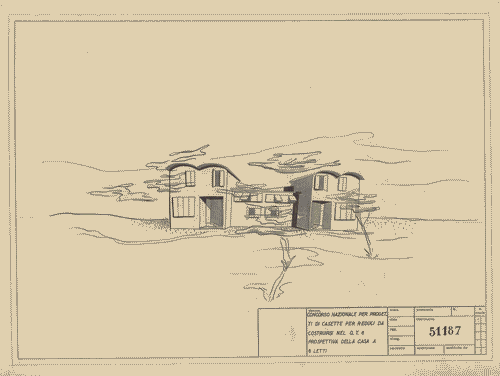Image for Concorso nazionale per casette per reduci. Casa a 8 letti