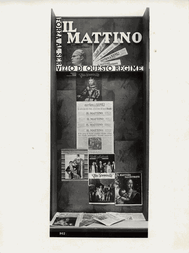Image for V Triennale - Mostre nel parco - Padiglione della stampa - Stampa italiana contemporanea - Vetrina de "Il Mattino"