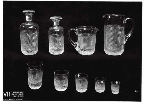 Image for VII Triennale - Sezione della produzione svedese - Oggetti in cristallo inciso