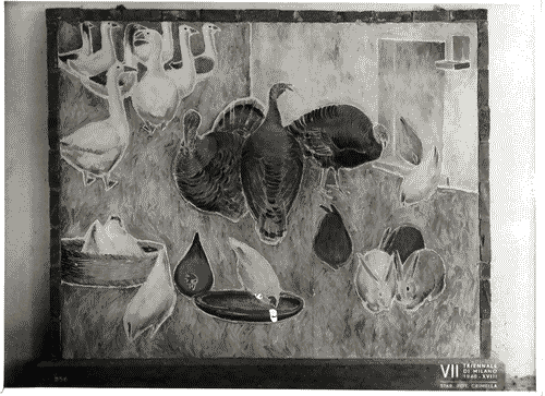 Image for Affresco "animali da cortile" nella terza zona della sezione del giardino