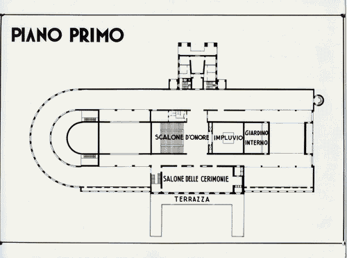Image for Palazzo dell'Arte - Disegni di progetto - Pianta del piano primo