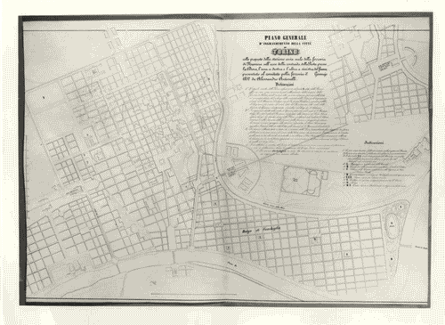 Image for Le città immaginate - Un viaggio in Italia. Sezione storica - Torino (o del manuale dell'urbanistica) - "Piano generale d'ingrandimento della cittàdi Torino" di Alessandro Antonelli
