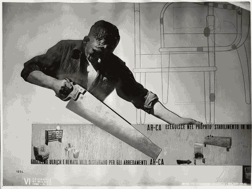 Image for VI Triennale - Mostra dell'arredamento - Camera da letto di Renato Wild e Guglielmo Ulrich - Manifesto pubblicitario della ditta Ar-Ca