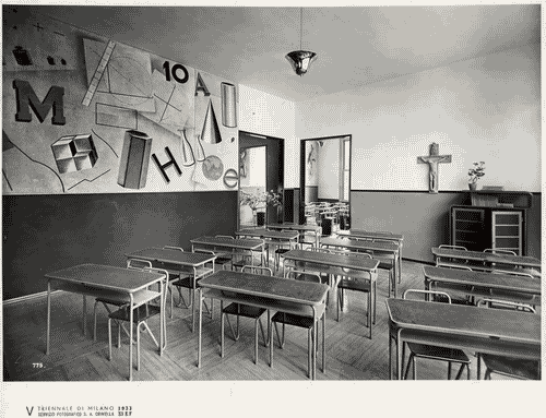 Image for V Triennale - Costruzioni nel parco Sempione - Aule scolastiche tipo - Aula per scuola rurale